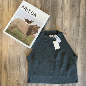 NWT Aritzia Wilfred Crevier Top in Sage